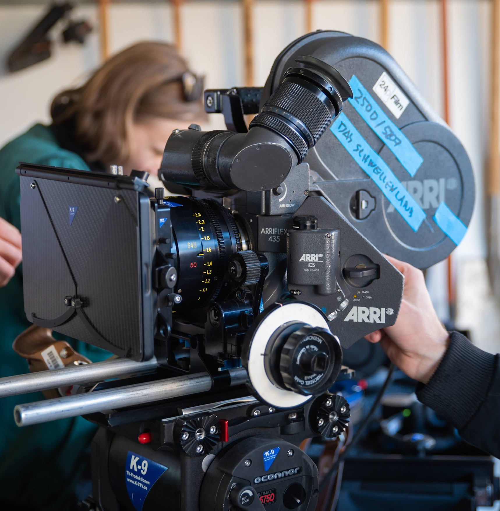 Arriflex am Set von 'Das Schwellenland'